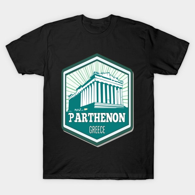 Parthenon- Greece T-Shirt by Eva Wolf